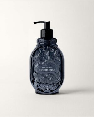 Liquid Soap Fine Flint Glass Dispenser
